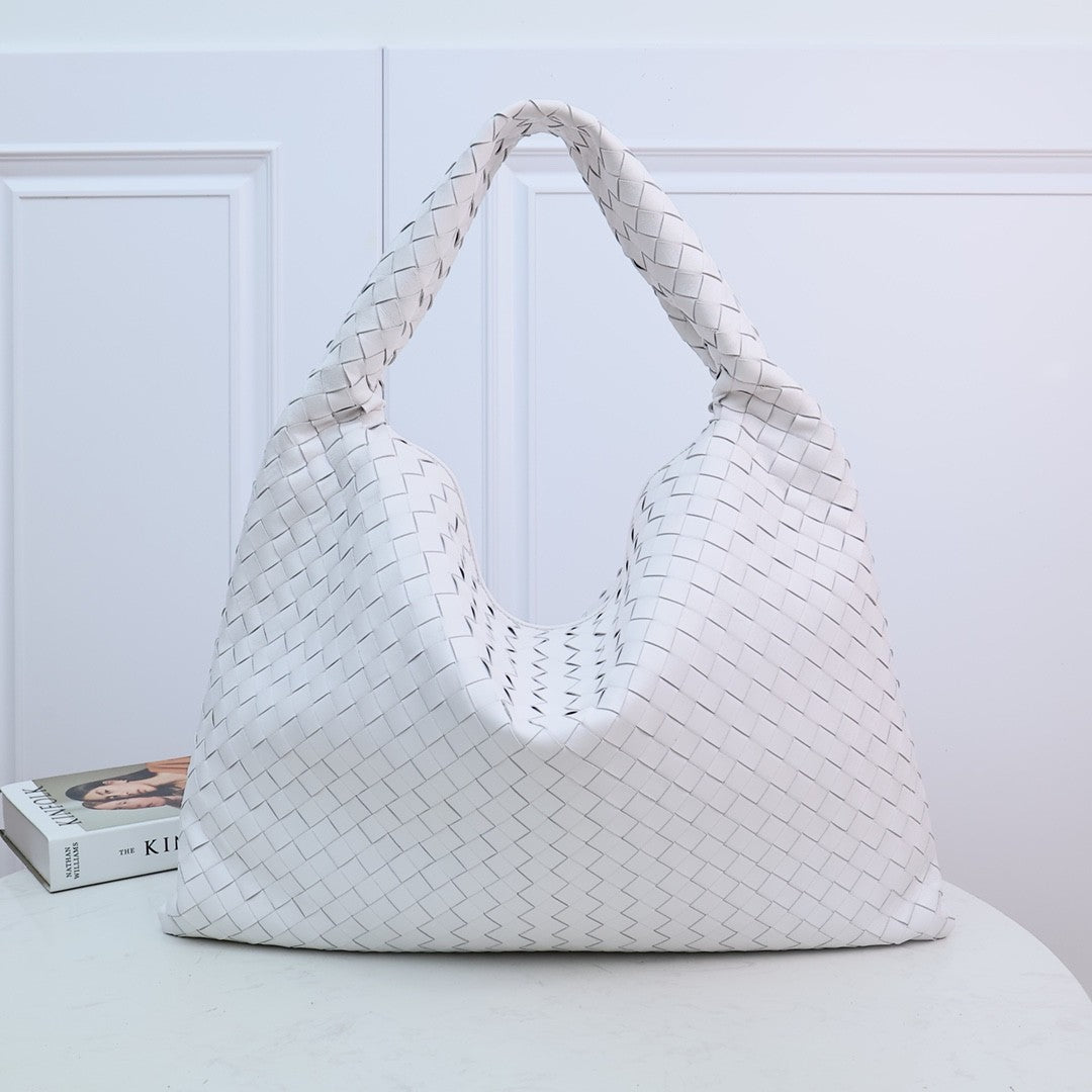 Bottega Veneta Hop Large Multicolor Collection Intrecciato Woven Shoulder Bag Suede Glossy Leather 100% Genuine Leather Fashion Temperament Bags 763970V3IV12190 #81129