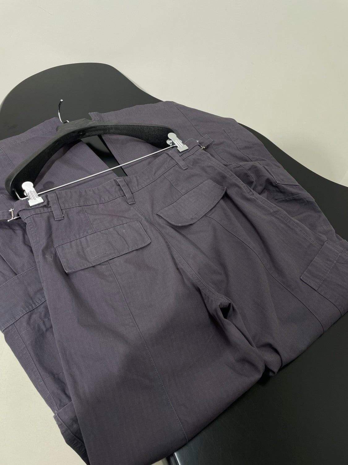 Balenciaga Men's High Street All Season Large Cargo Cotton Mid Waist Zipper Pocket Fit Work Pants Ngvp #9712