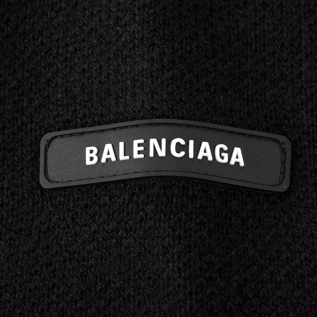 Balenciaga Men's And Women's Spring And Autumn Solid Color Round Neck Long Sleeve Loose Fit Knitted Sweater Pullover #72499