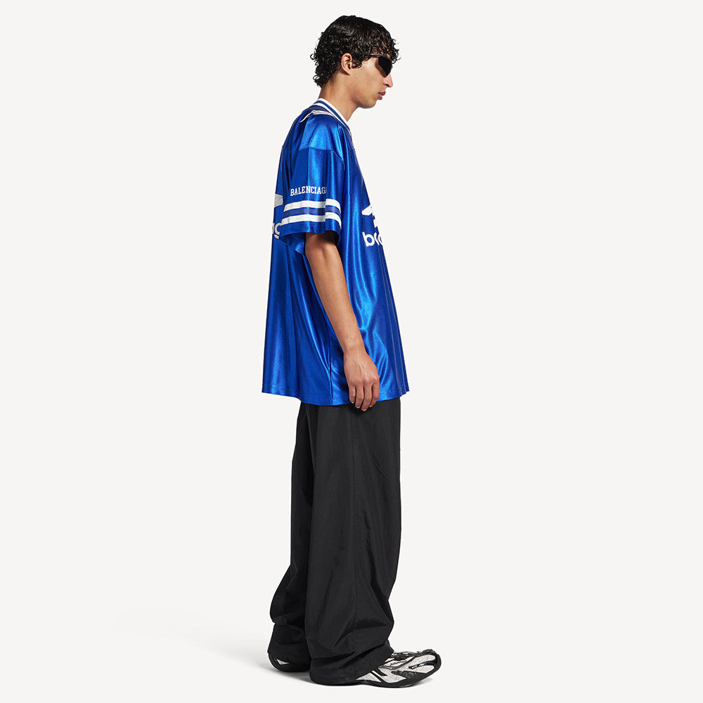 Balenciaga Men's 3b Football V-neck T-shirt Oversized #376175
