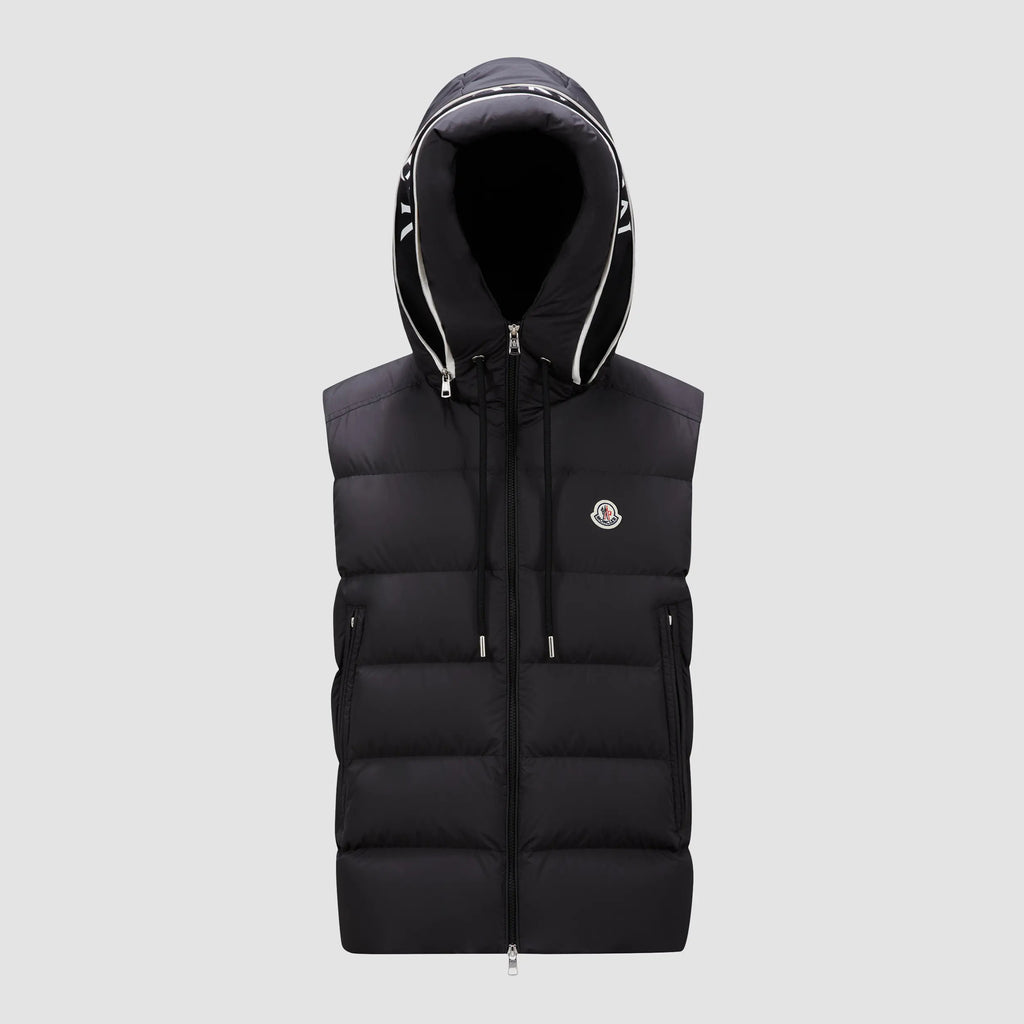 Moncler Cardamine Men'S Hooded Down Waistcoat Autumn And Winter Fashion Comfortable Simple Warm Logo Zip Jacket Vest #81158