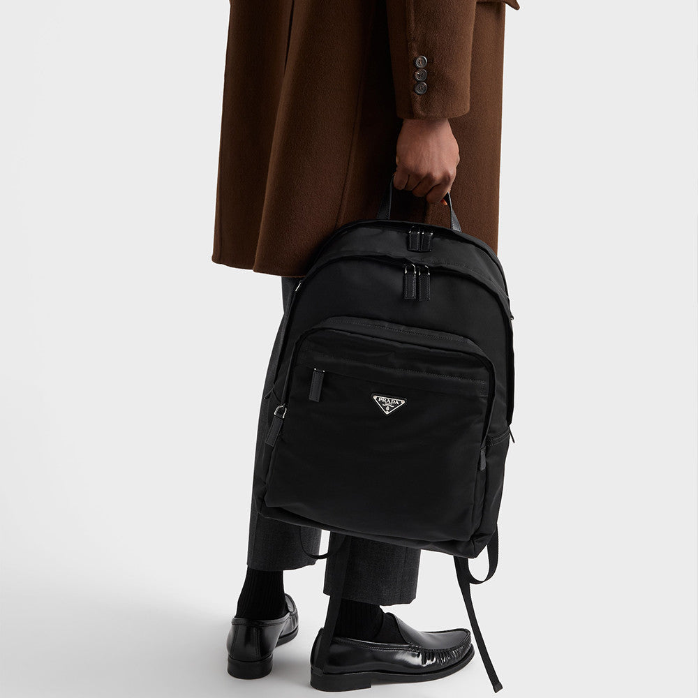 Prada Re-nylon Saffiano Leather Backpack #335785