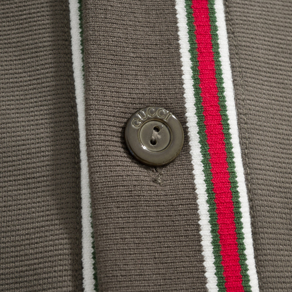 Gucci Cotton Piquet Polo Shirt With Embroidery #377961