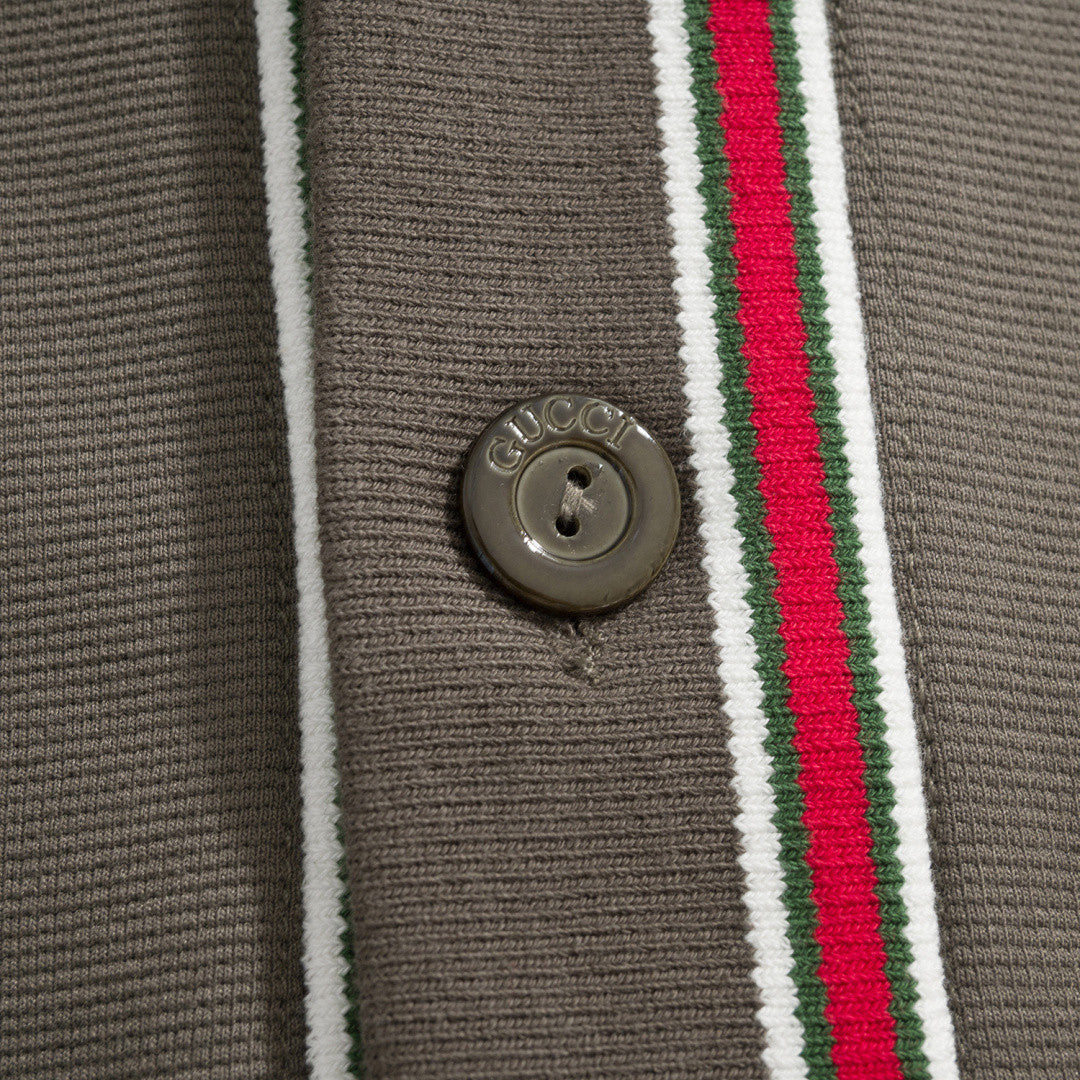 Gucci Cotton Piquet Polo Shirt With Embroidery #377961