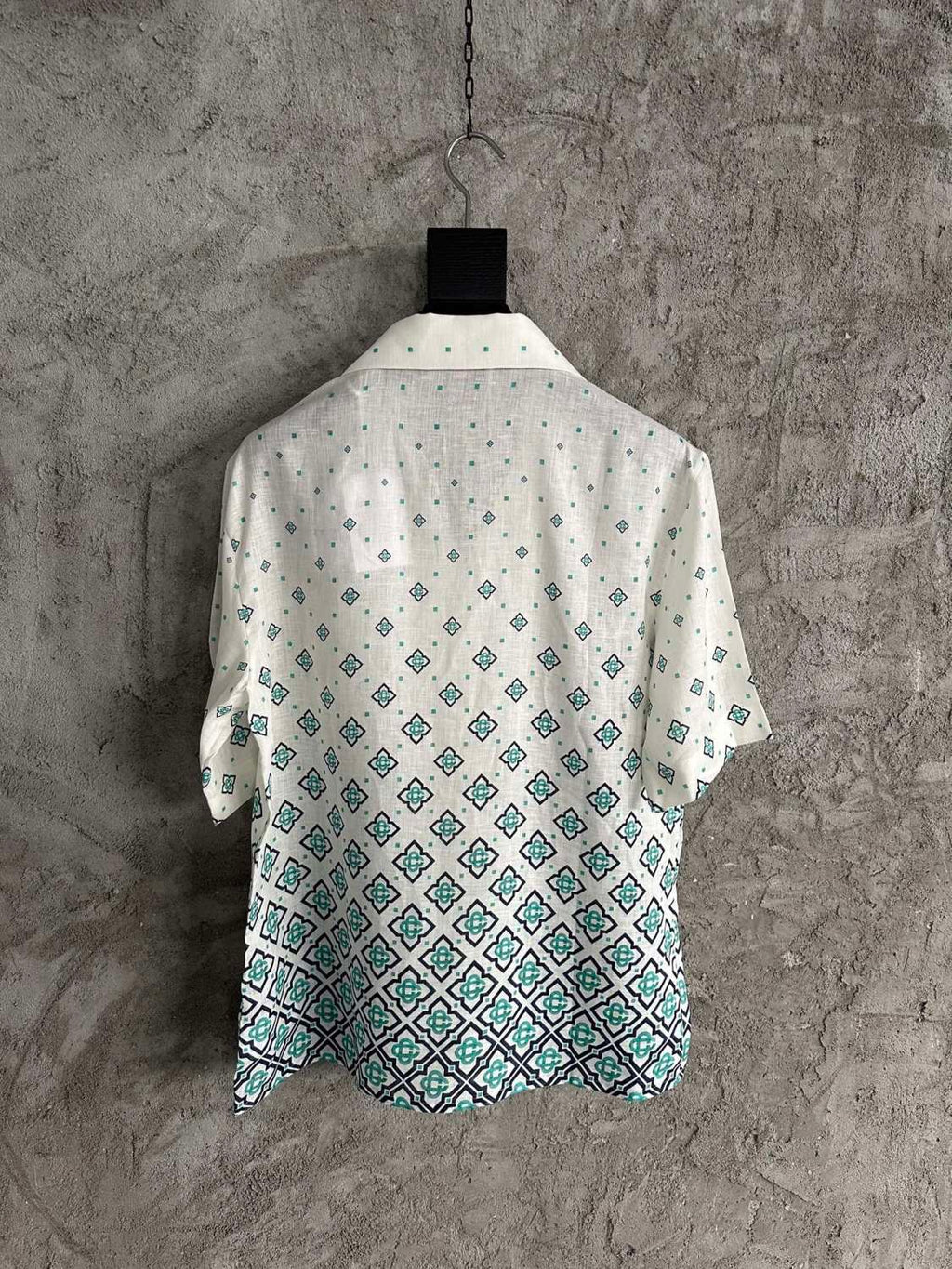 Casablanca Gradient Monogram Linen Shirt Shorts #337182