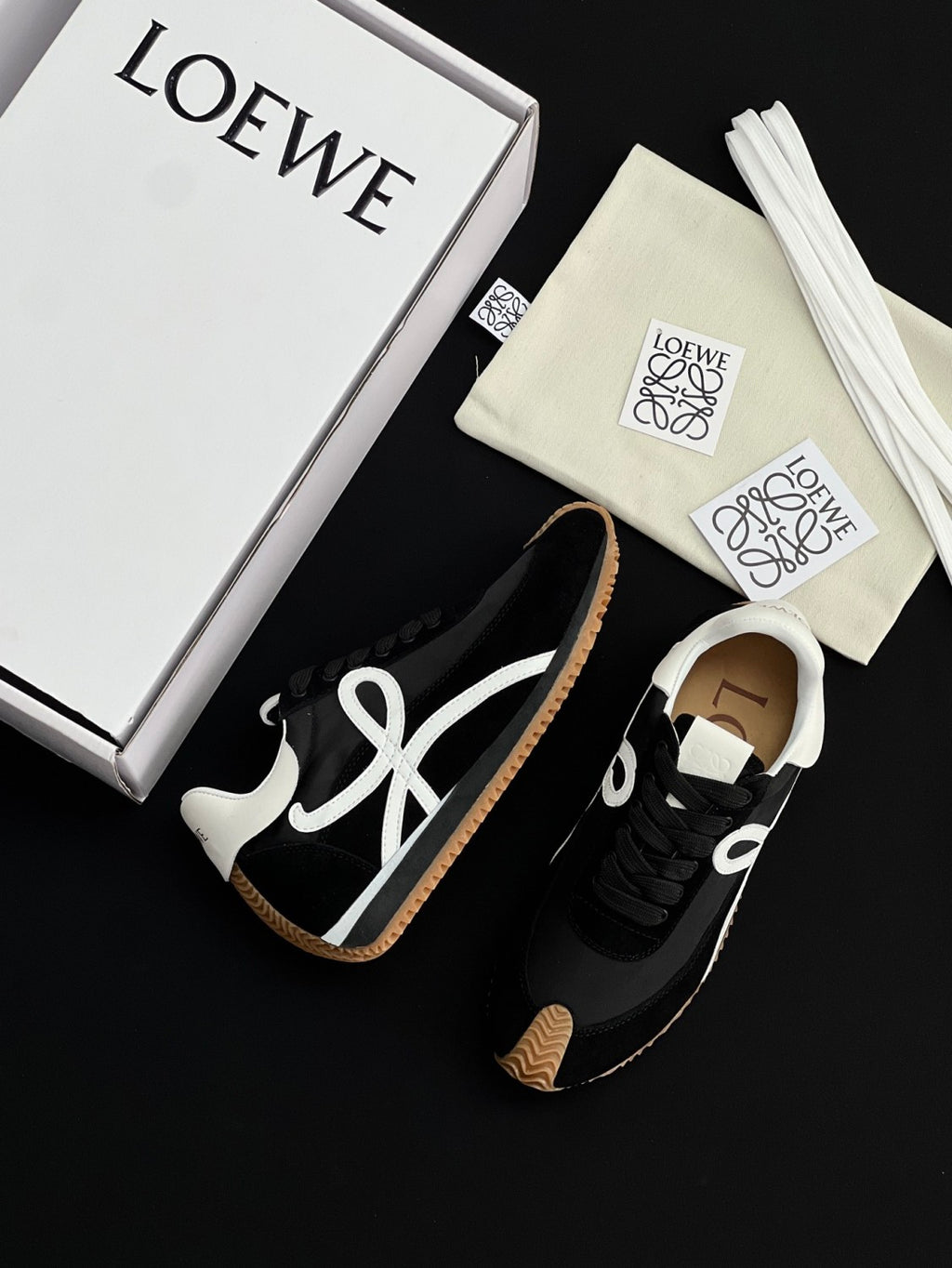 Loewe Forrest Gump Shoes Cowhide Suede Calfskin #385055