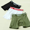 Supreme  Men's And Women's All-season Logo High-waisted Briefs Fashion Trend Fit Underpants Three Pairs #71314