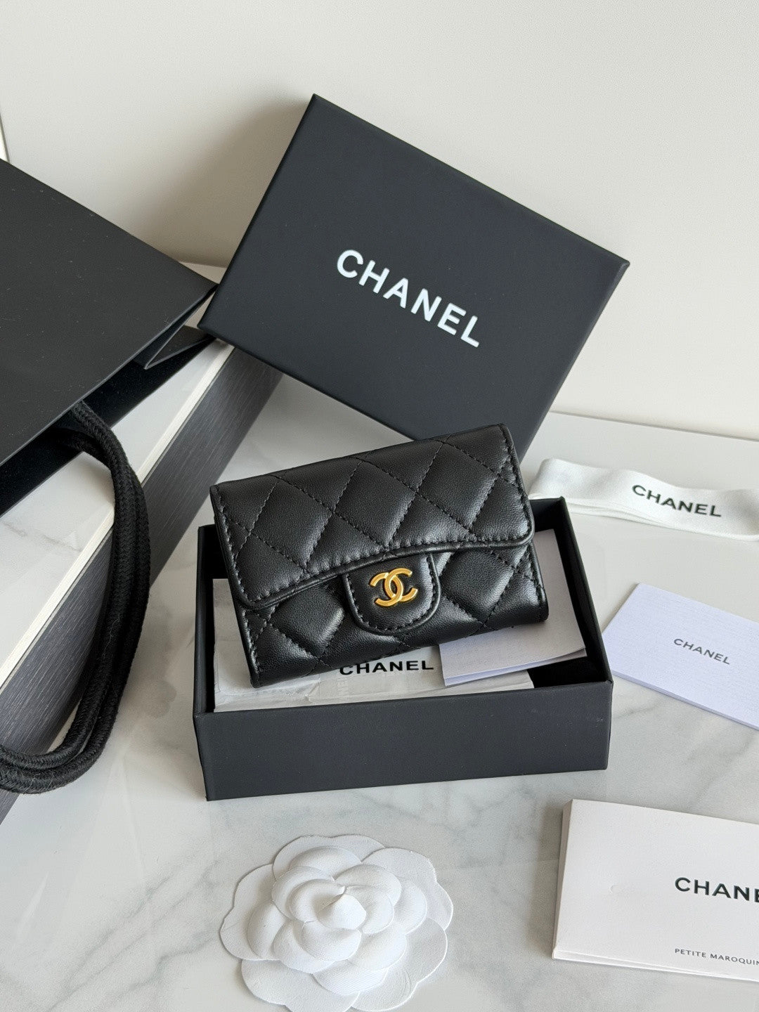 Chanel Classic card holder Lambskin #381727