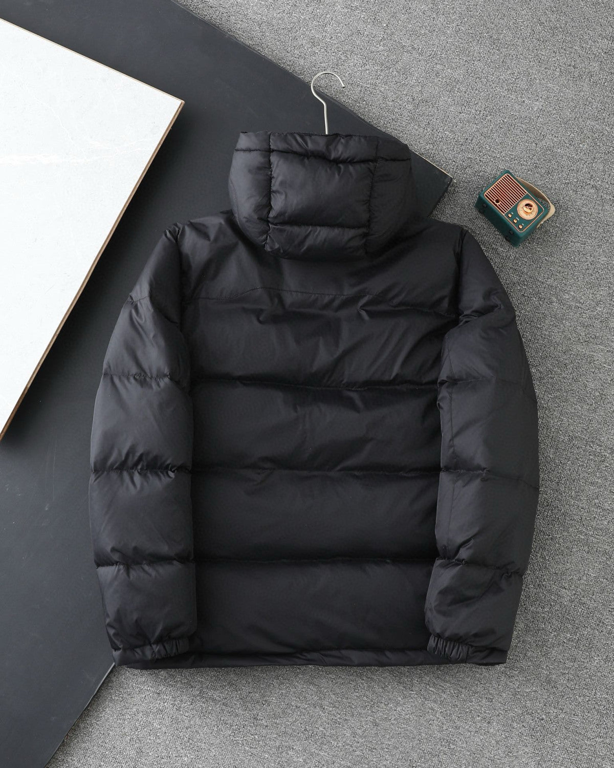 Ralph Lauren Men's Winter Solid Color Embroidered Logo Print Hooded Zipper Long Sleeve Puffer Down Jacket #77217