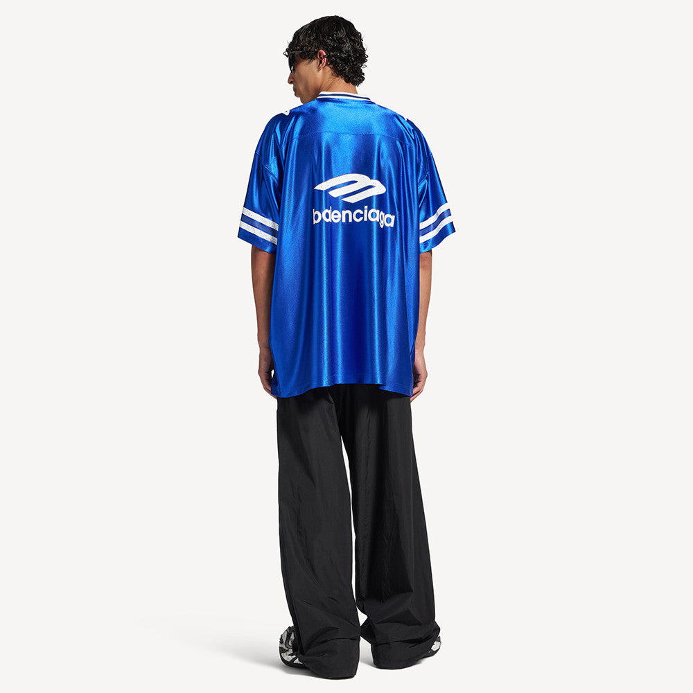 Balenciaga Men's 3b Football V-neck T-shirt Oversized #376175