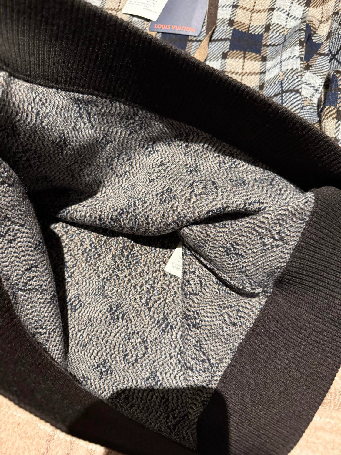 Louis Vuitton Monogram Faded Plaid Hoodie #337090