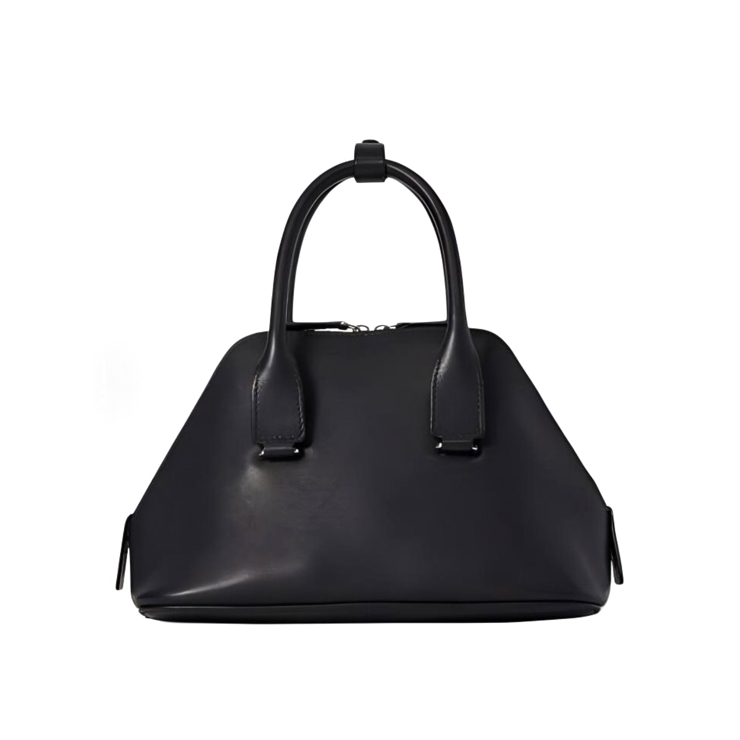 The Row Devon Women's Solid Color Adjustable Shoulder Strap Zipper Closure Calfskin Handbag Shoulder Crossbody Bag Bags #76519