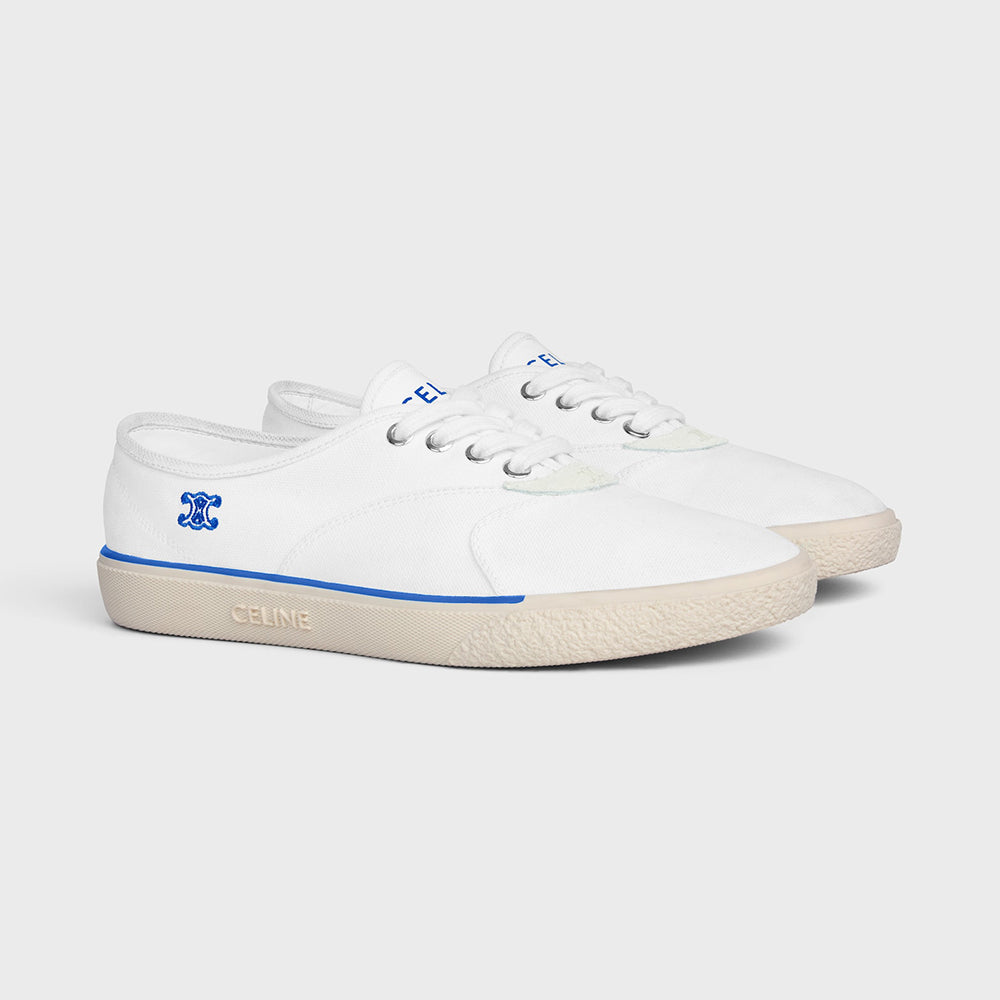 CELINE ALAN SNEAKER IN CANVAS AND SUEDE CALFSKIN #386821
