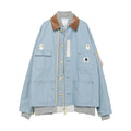 Sacai Carhartt WIP Canvas x MA-1 Jacket Michigan Men's Fall And Winter Loose Casual Fake Two Pieces Splicing Jacket #96979