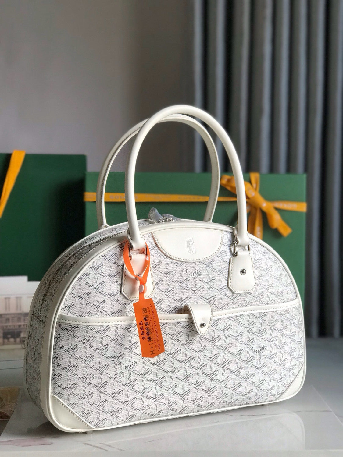 Goyard Large Bowling Bag Classic High-end Shoulder Bag Crossbody Bag Elegant Clutch Stylish Luxurious And Exquisite Bag Bags #196816