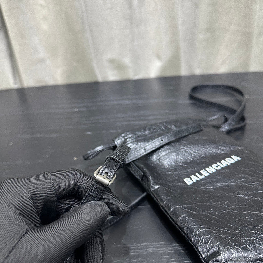 Balenciaga Men's Shopper Phone Holder #335825