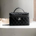 Chanel Meteor Series Star Lunchbox Bag Cosmetic Bag Box Luxury Black Leather Premium Banquet Bags Ap4854 #81422