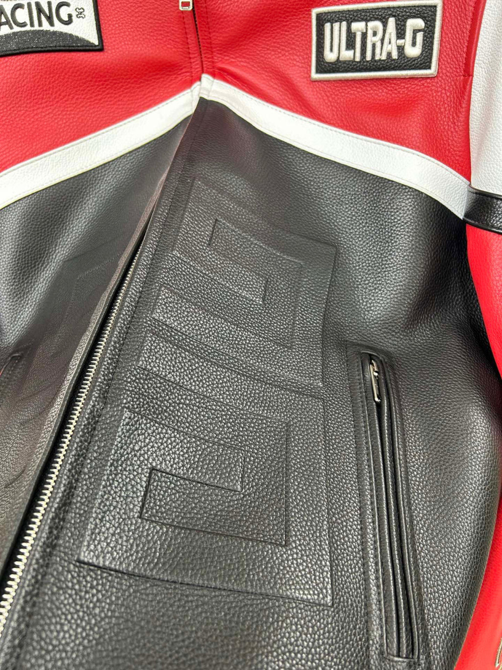 Givenchy Biker Leather Jacket Zip Up Coat #96276