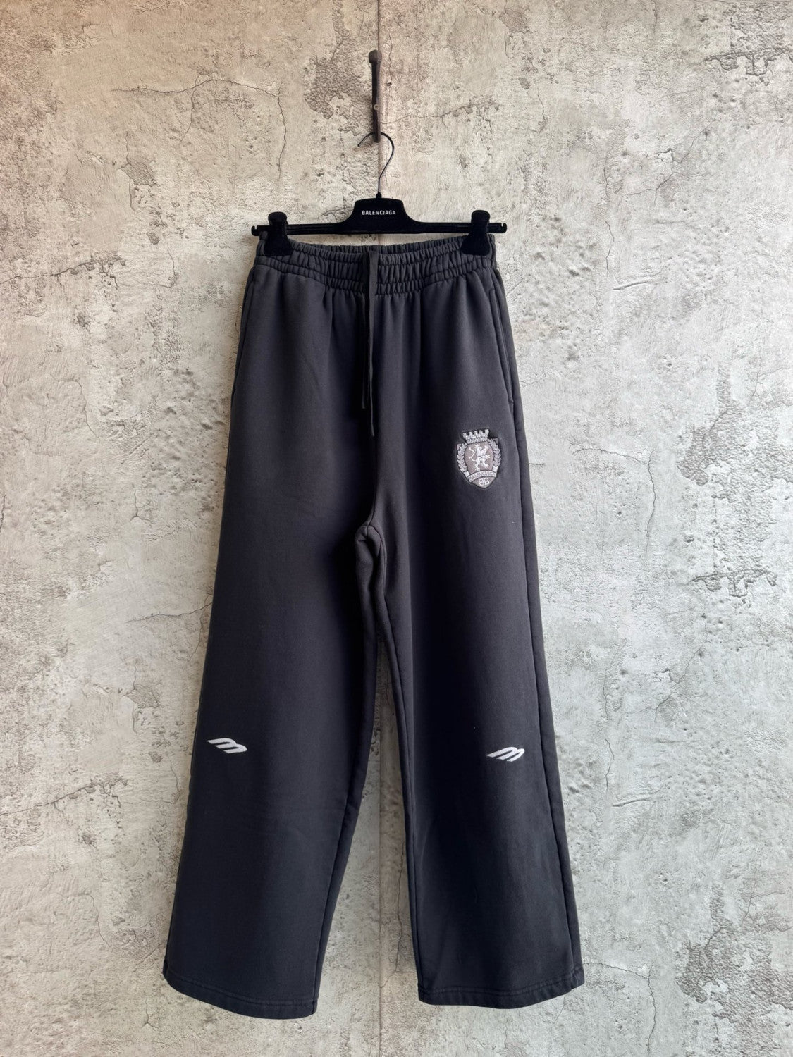 Balenciaga Men's 3b Football Tracksuit Jacket Football Baggy Sweatpants in Black #335524