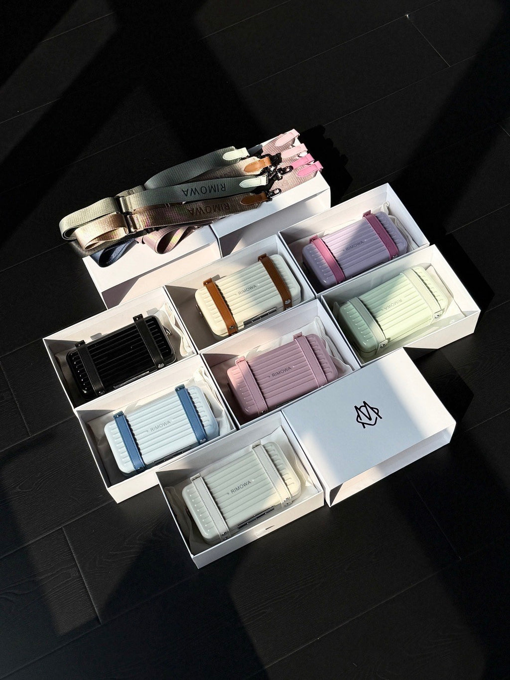 Rimowa Fashionable Leisure Bags with Square Logo Print Adjustable Shoulder Strap Crossbody Bag Handbag Jewelry Storage Boxes #194559