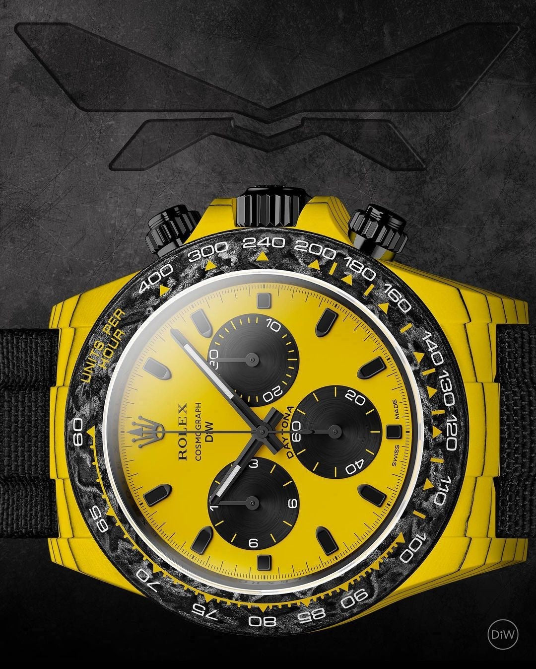 Rolex Men Women Fashion Luxury Carbon Fiber Casual Temperament Mechanical Watch #98765