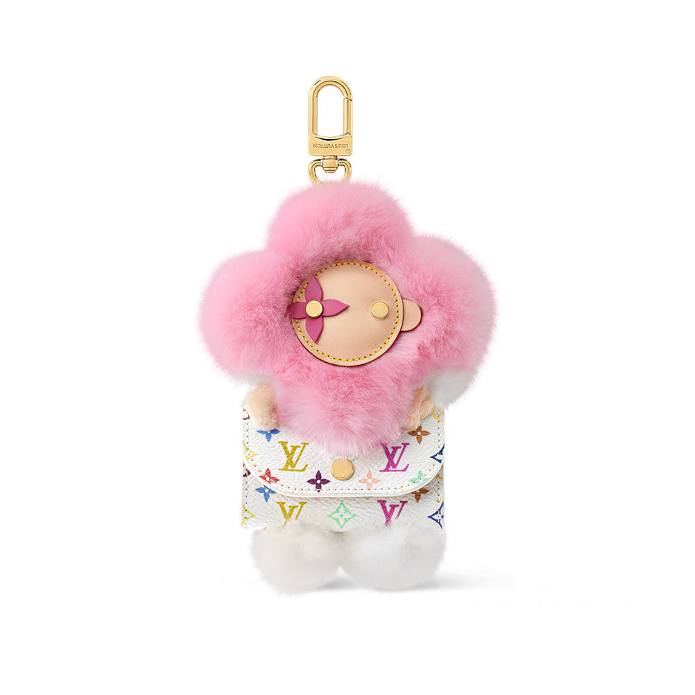 Louis Vuitton LV x TM Vivienne Cuddle Bag Charm Accessories Women's Earphone Case Takashi Murakami White Sancai 2026 Spring New Arrival M03727 #82731A