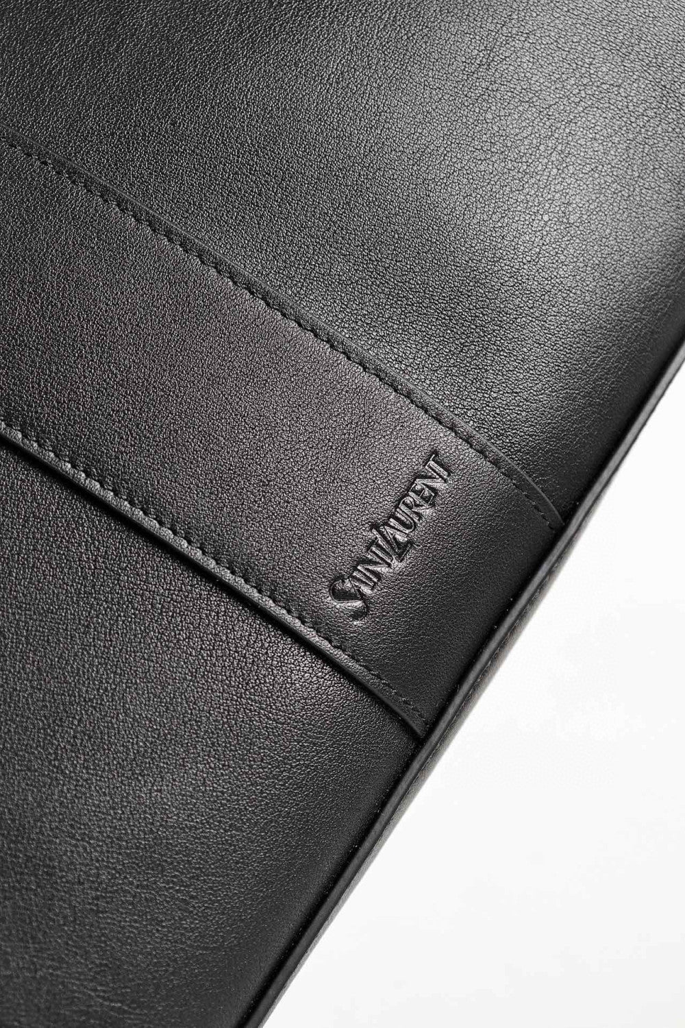 SAINT LAURENT Women's Fashion Classic Solid Color Leather Brand Logo Hook Closure Tote Bag Handbag Bags 839976-AAEB3-1000 #78415