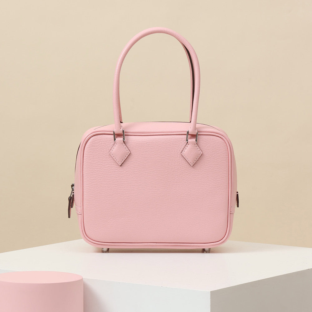 Hermes Plume 21 Mini Handbag Goatskin Tote Bag Solid Colour Fashionable And Elegant Crossbody Bag Luxury Square Clutch Bags Pl200230 #197374