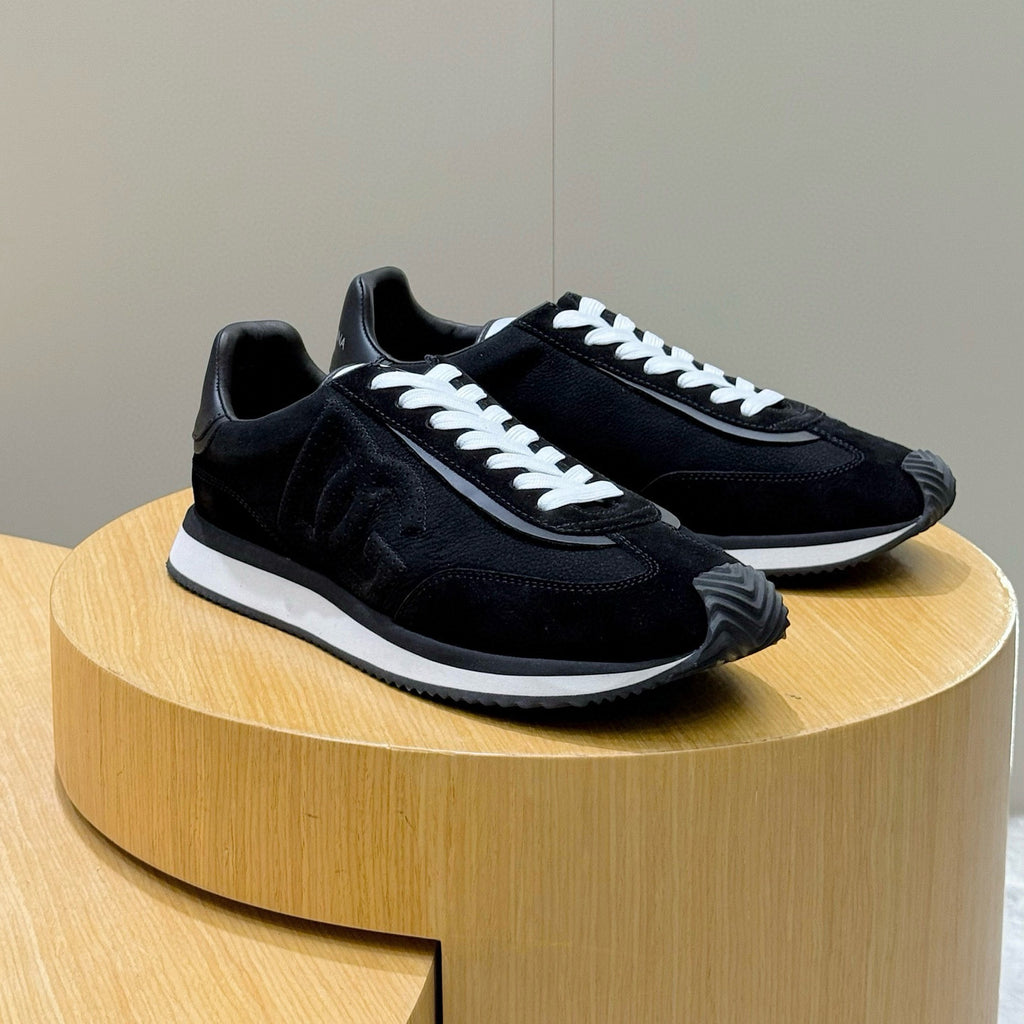 Dolce&Gabbana Men's And Women's  Spring/fall Fashion Classic Round Toe Lace Up Low Top Flat Sneakers Casual Shoes #79216