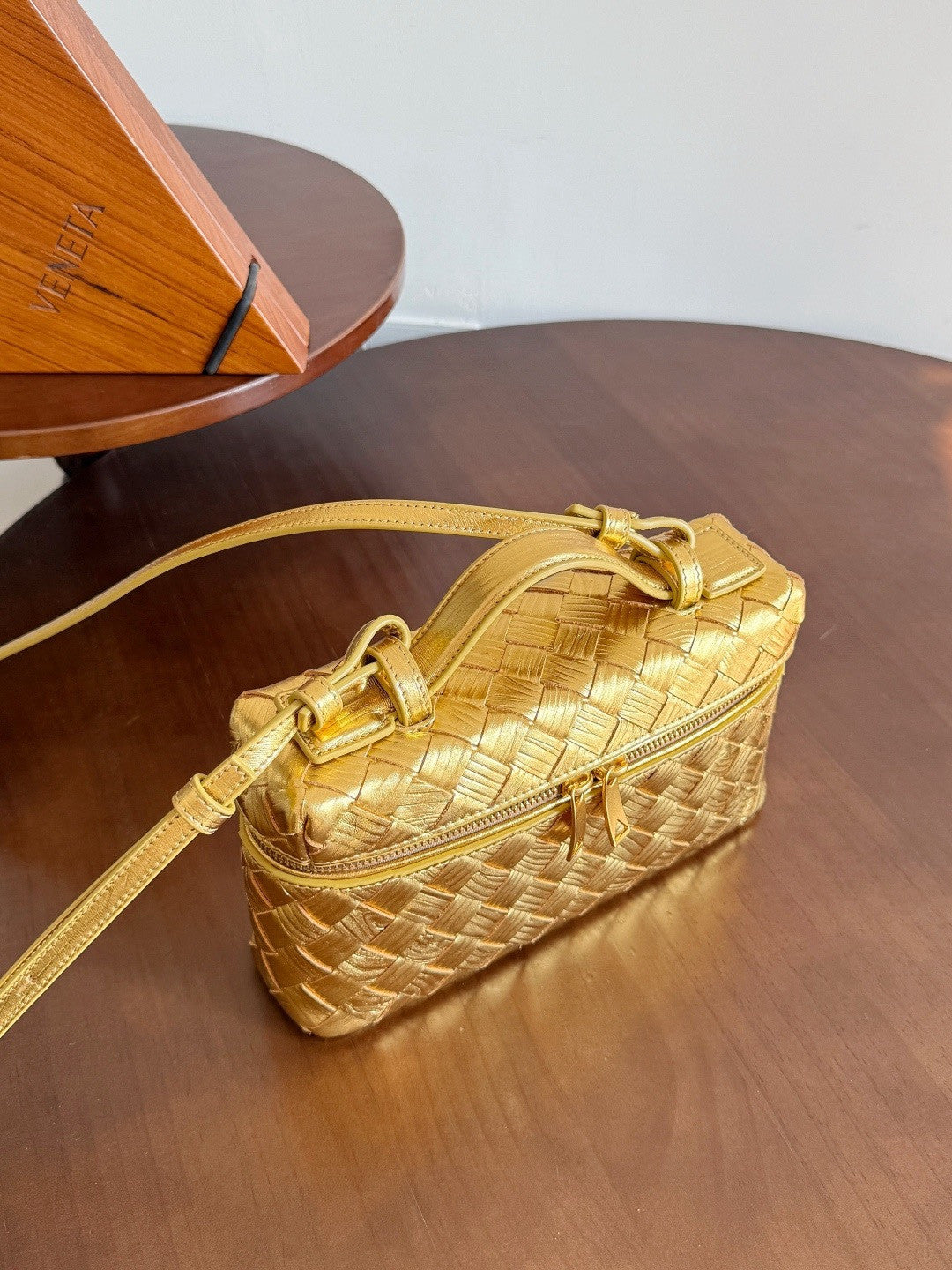 Bottega Veneta Women's Bang Bang in Gold Silver #335053