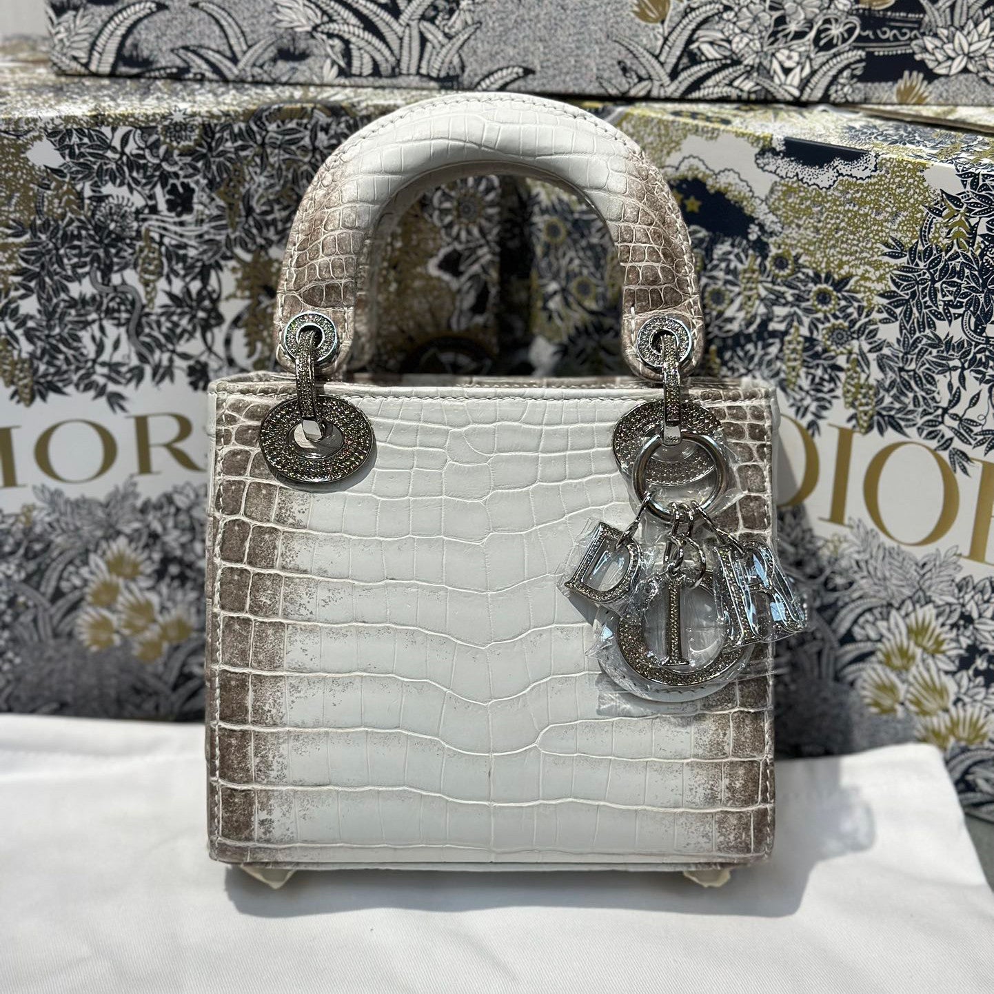 Dior Women's Fashion Classic Logo Badge Decorated Leather Chain Handbag Tote Shoulder Bag Bags #78757