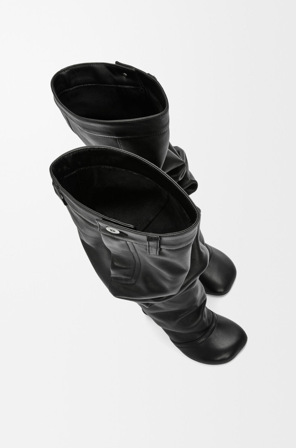 Loewe Women's Over-the-Knee Boots Solid-Color Leather Extra-Long Leg Boots Casual Shoes 10cm Heel Height #81718