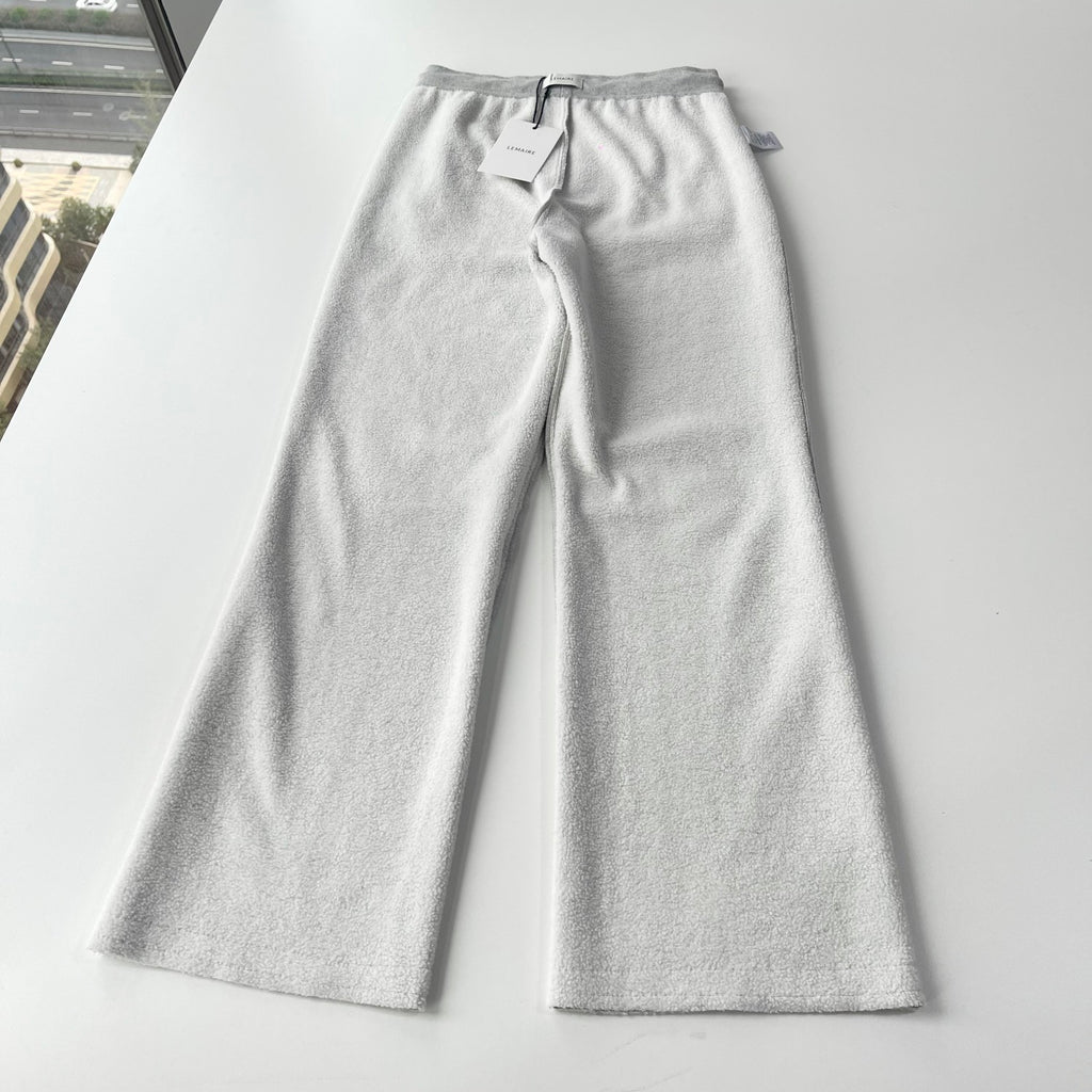 Lemaire Men's & Women's Four-Season Elastic Waist Drawstring Sweatpants Cotton Solid-Color Casual Trousers Pants Ngvp #2543