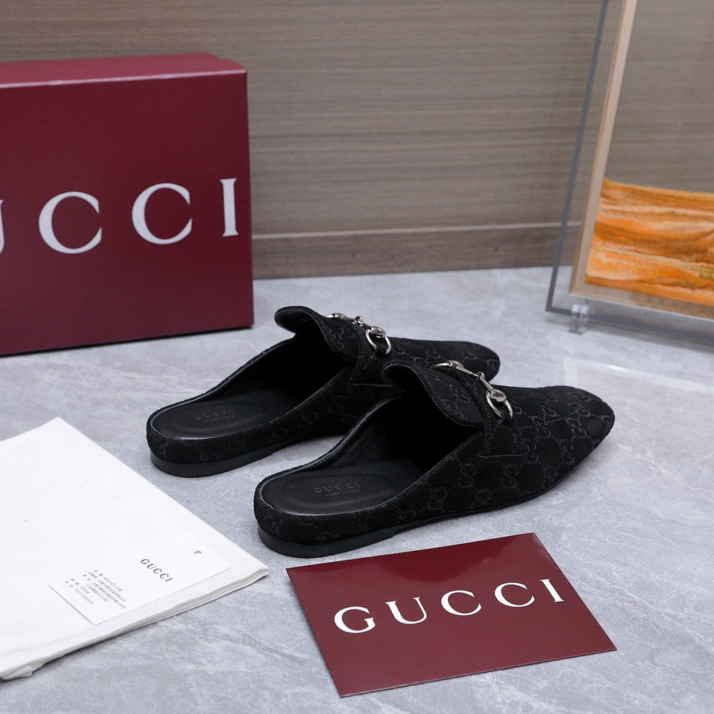 Gucci Flat Loafers Slippers #388039