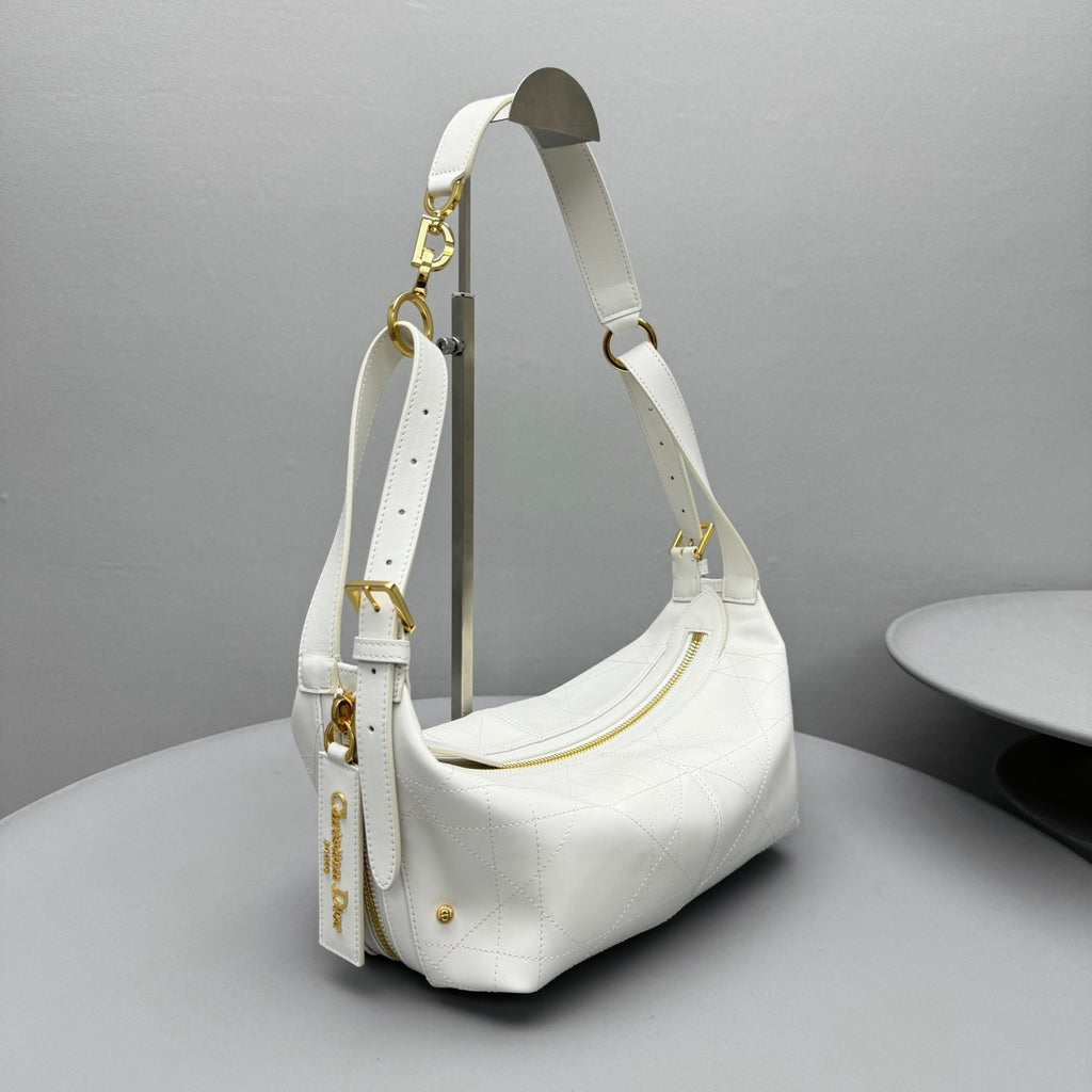 Dior D-Journey Women's Fashion Classic Vintage Leather Print Small Handbag Shoulder Bag Crossbody Bag Bags M2416UBUQ_M030 #79137