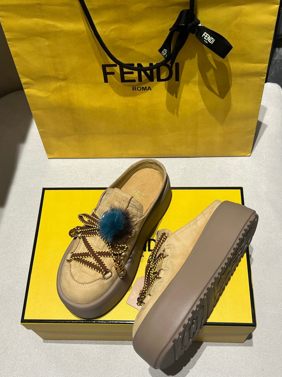 Fendi Apres Chic Leather Brown #335700