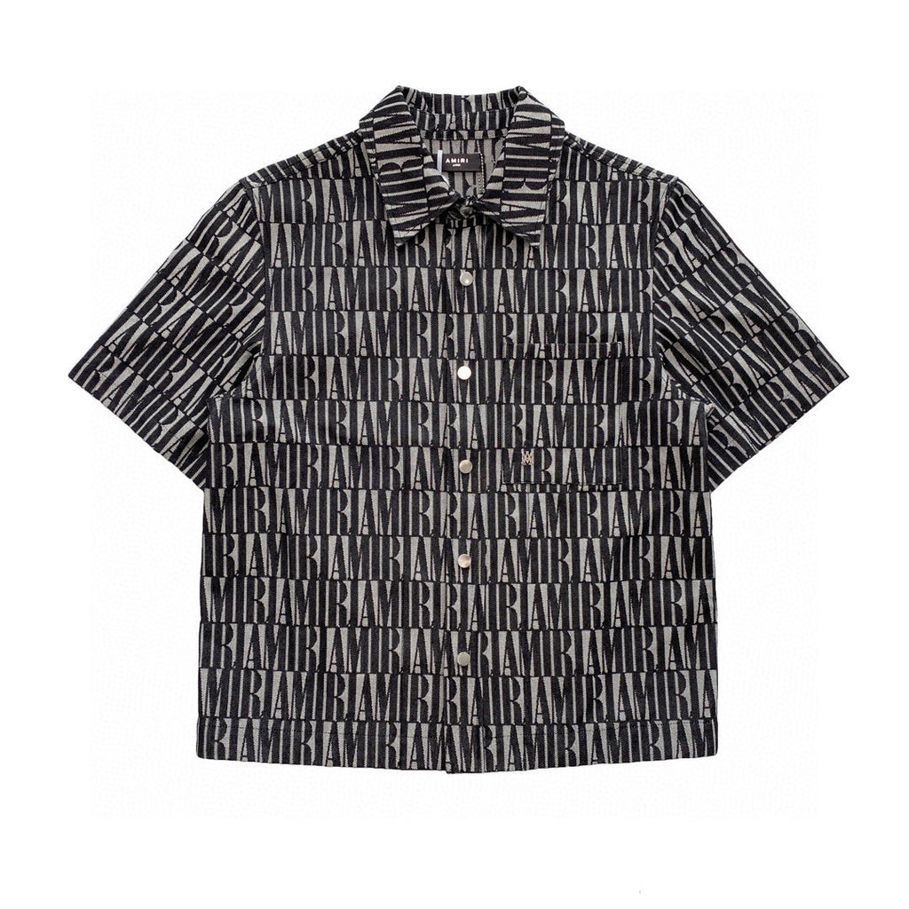 Amiri Short sleeved buttoned shirt T-shirt #94741