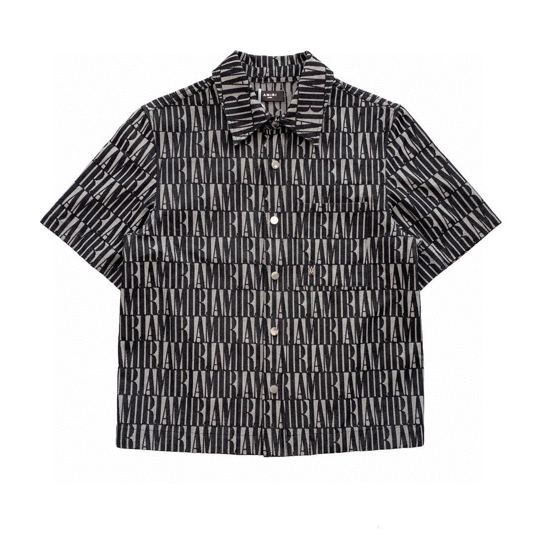 Amiri Short sleeved buttoned shirt T-shirt #94741