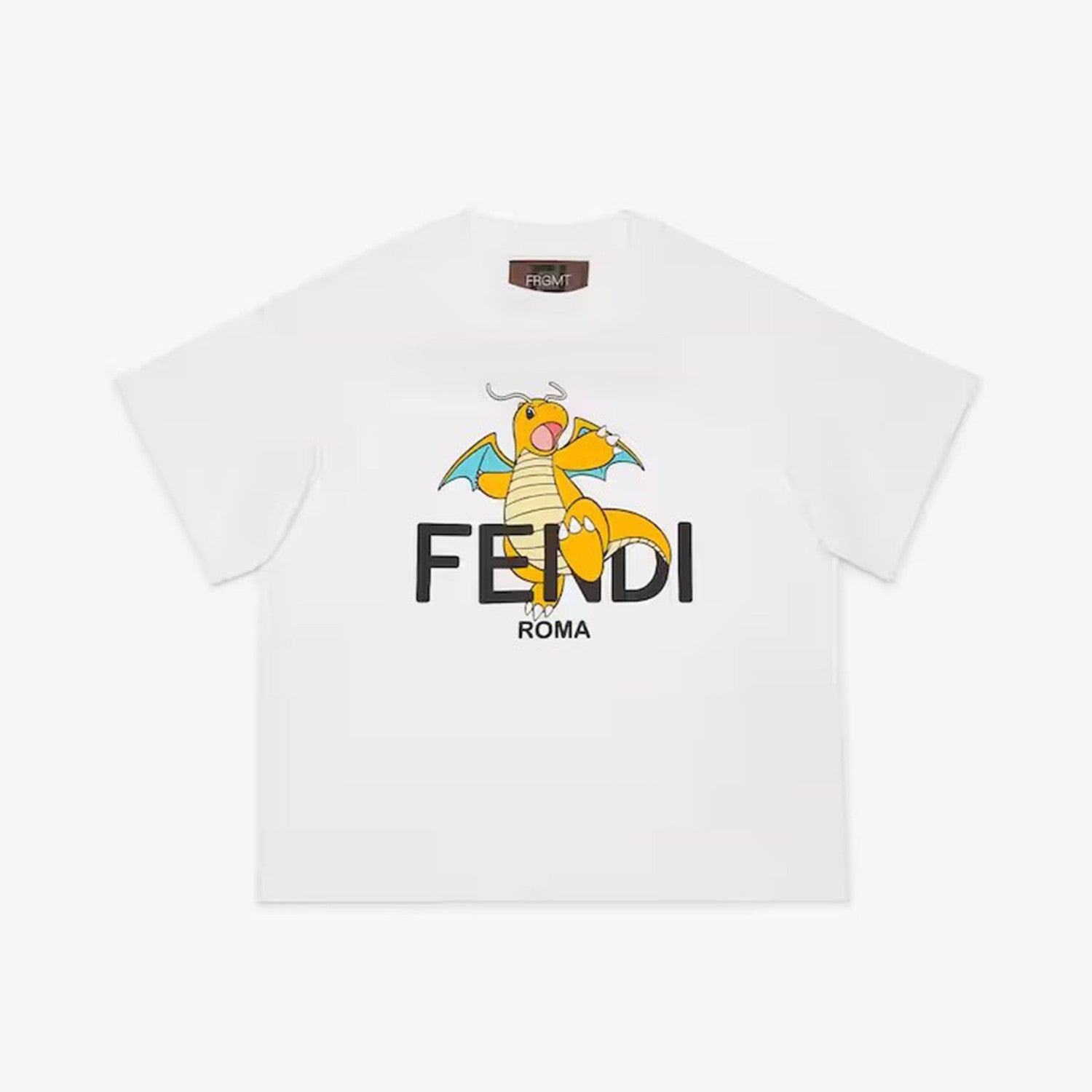 Fendi Kid's 2024 Chinese New Year Limited Series Summer Short Sleeve Logo Printed Fitted T-Shirt #31247
