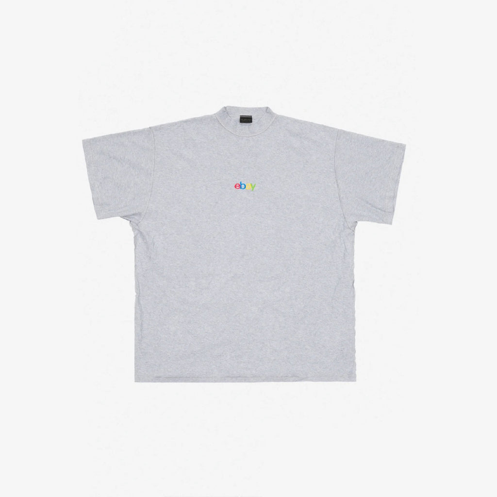 Balenciaga Men's And Women's Spring/summer Fashion Embroidery Letters Retro High Street T-shirt Short Sleeved Top Ngvp #8165