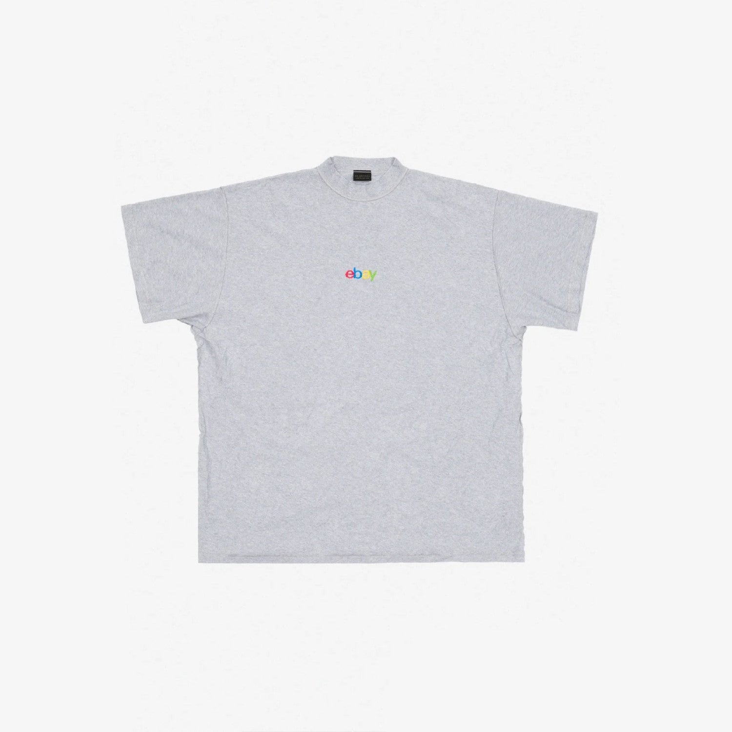 Balenciaga Men's And Women's Spring/summer Fashion Embroidery Letters Retro High Street T-shirt Short Sleeved Top Ngvp #8165