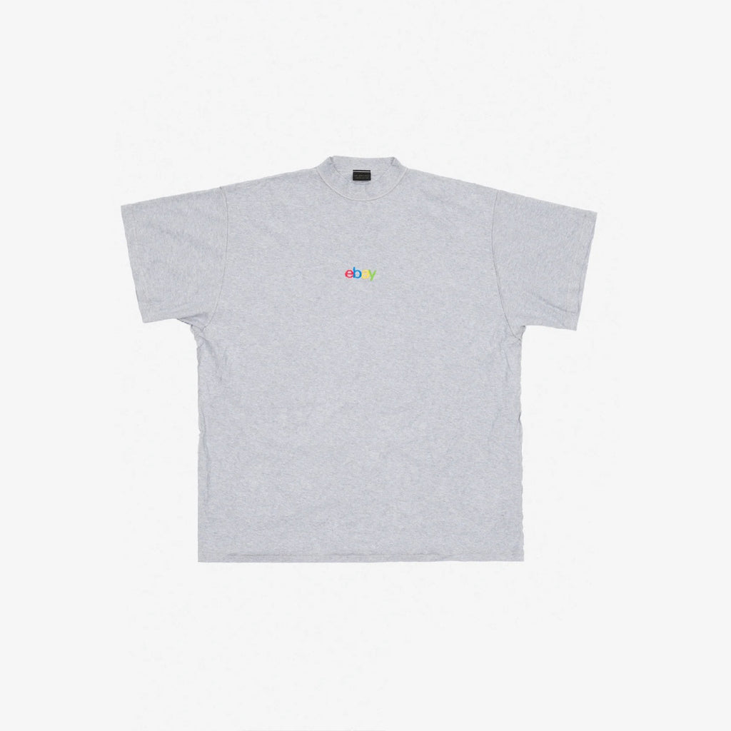 Balenciaga Men's And Women's Spring/summer Fashion Embroidery Letters Retro High Street T-shirt Short Sleeved Top Ngvp #8165