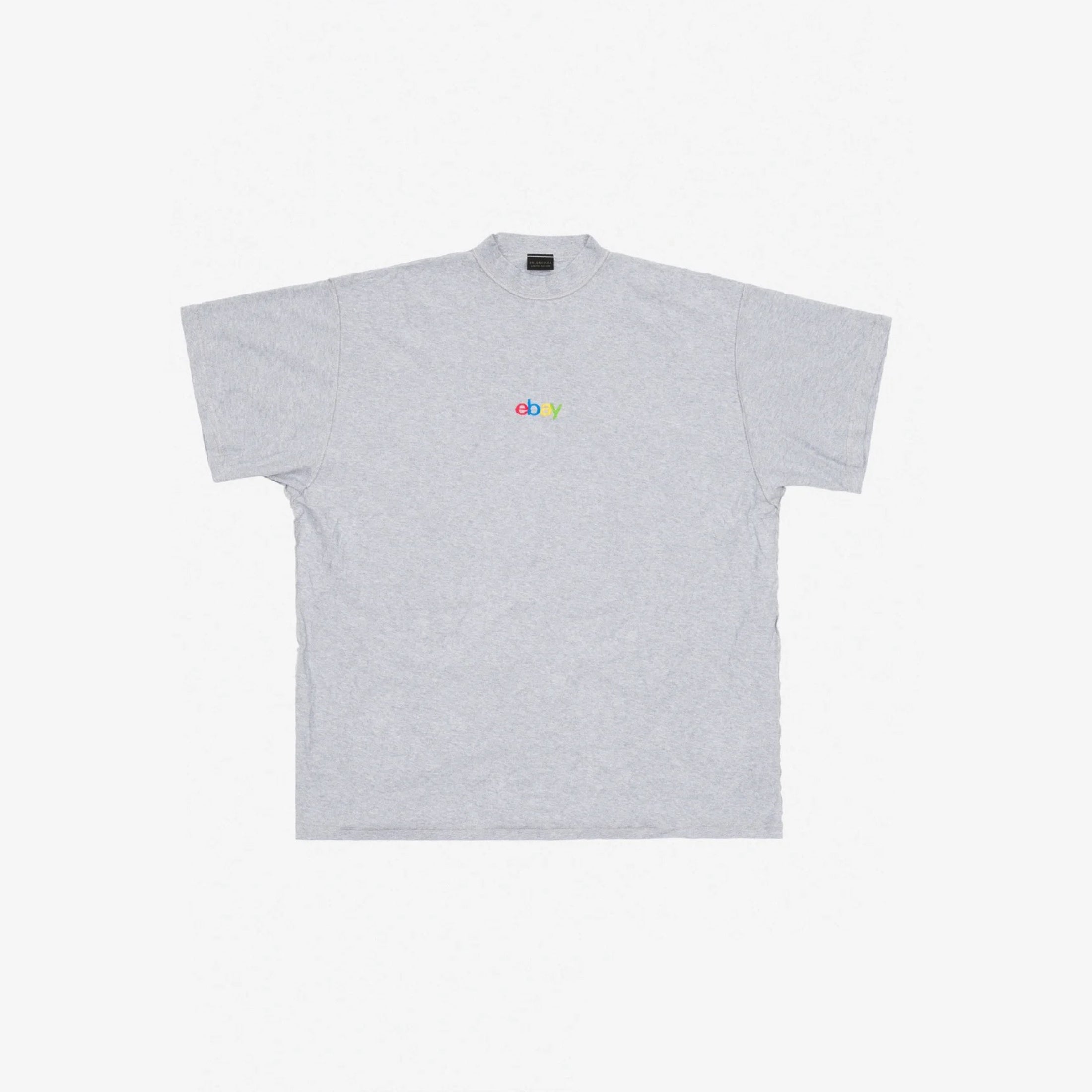 Balenciaga Men's And Women's Spring/summer Fashion Embroidery Letters Retro High Street T-shirt Short Sleeved Top Ngvp #8165