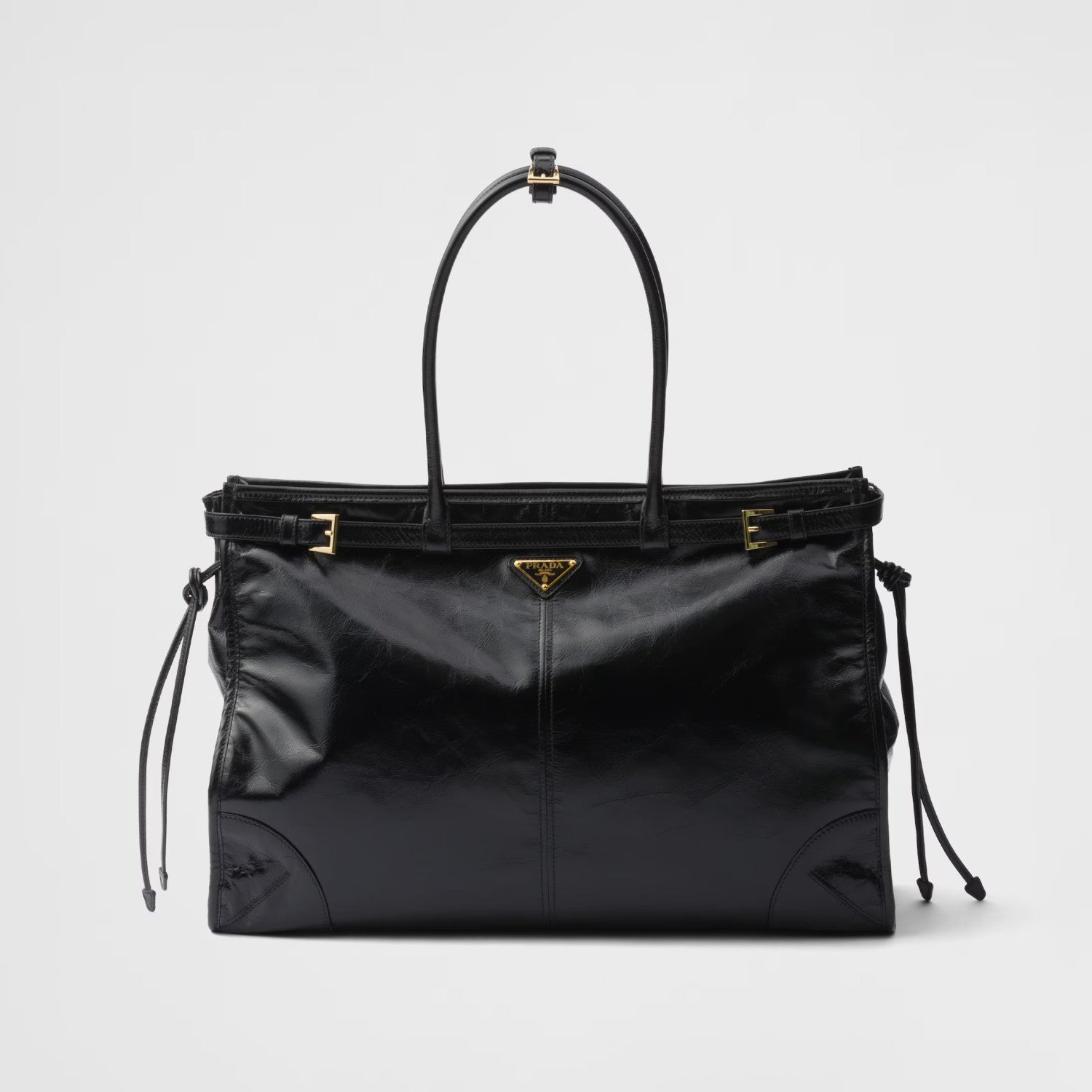 Prada Bonnie Soft Lux Women's Series Solid Color Oil-Waxed Leather Logo Handbag Casual Crossbody Bag Bags #77824