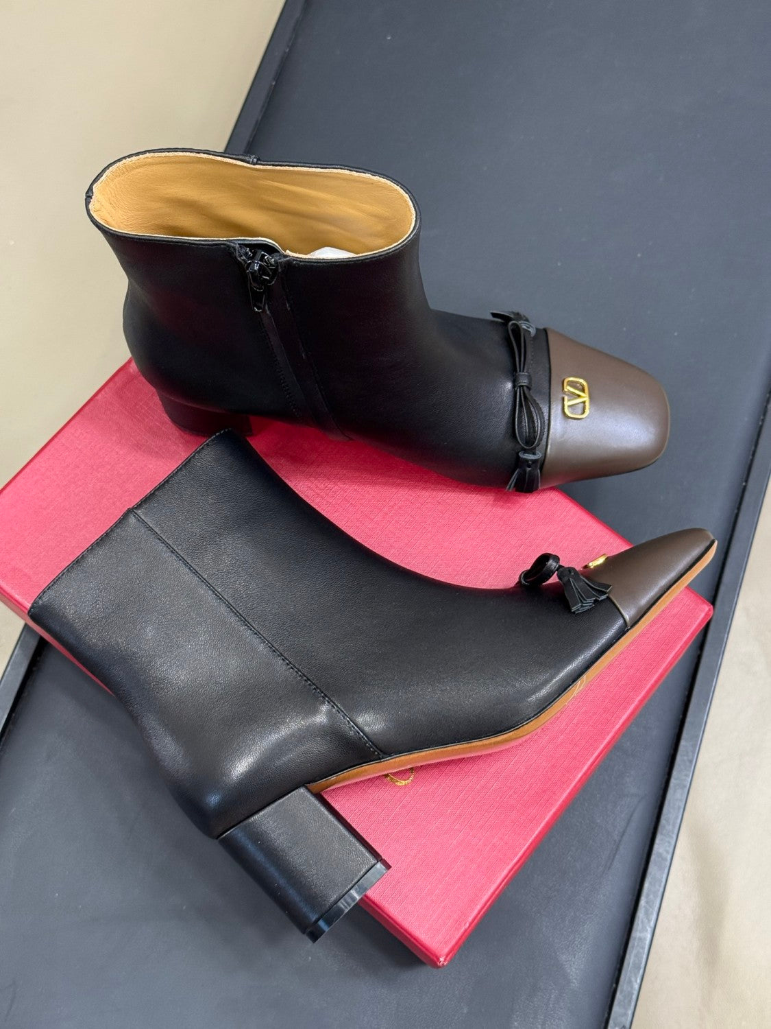 Valentino Valet Du Roi Kidskin Leather Ankle Boot 60mm for Woman #336901