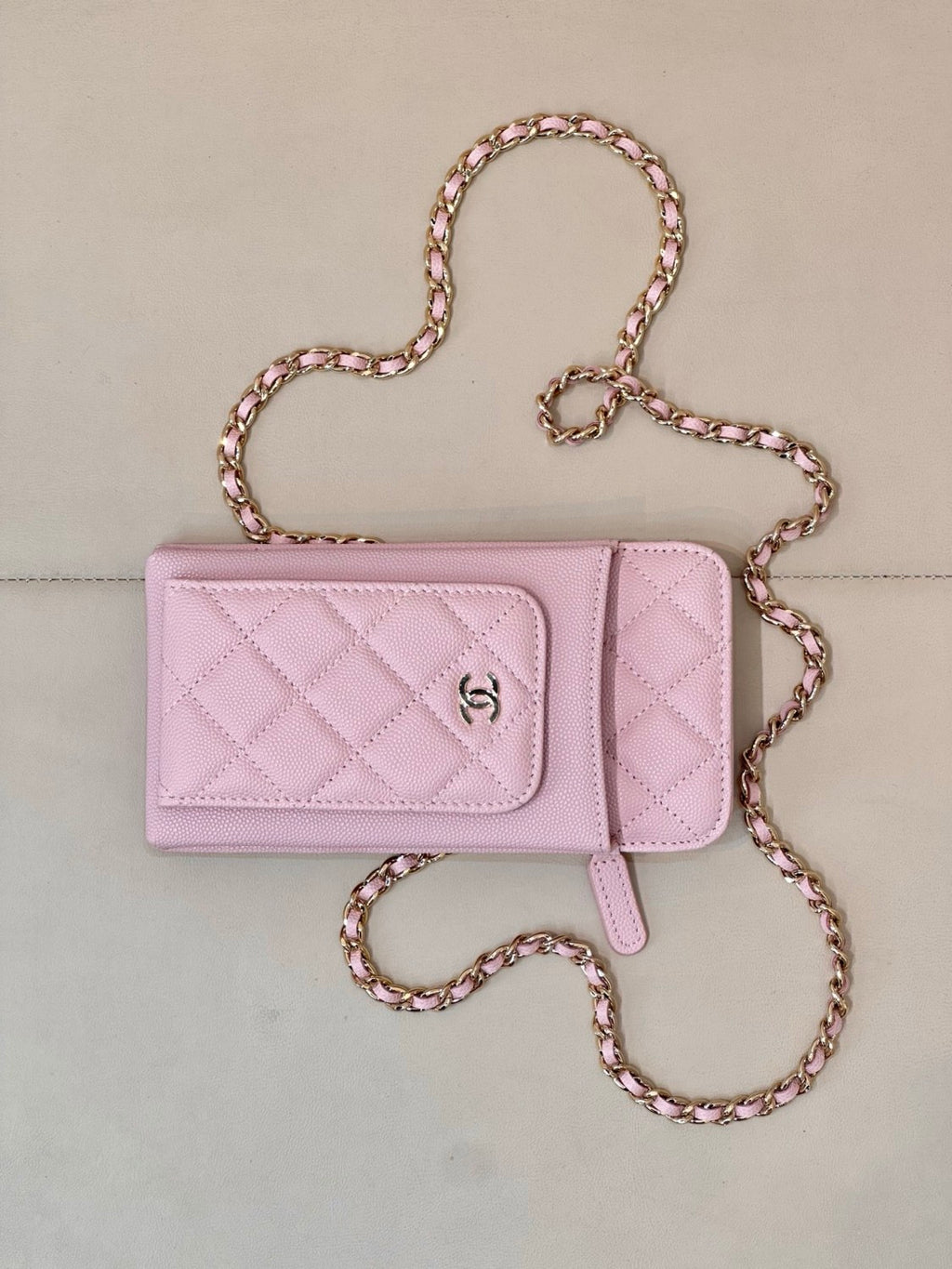 Chanel Women's Fashion Casual Leather Chain Logo Mobile Phone Bag Coin Purse Card Holder Bag Bags #78386