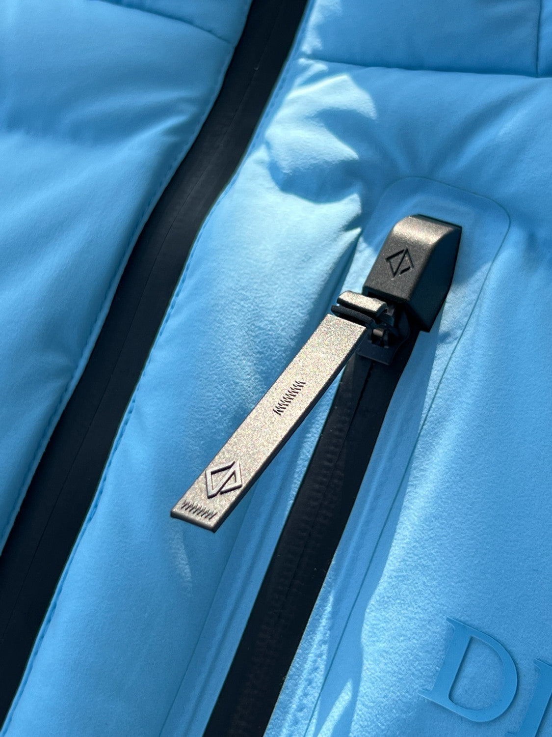 Dior x Descente x Peter Doig Light Blue Puffer Coat #334553