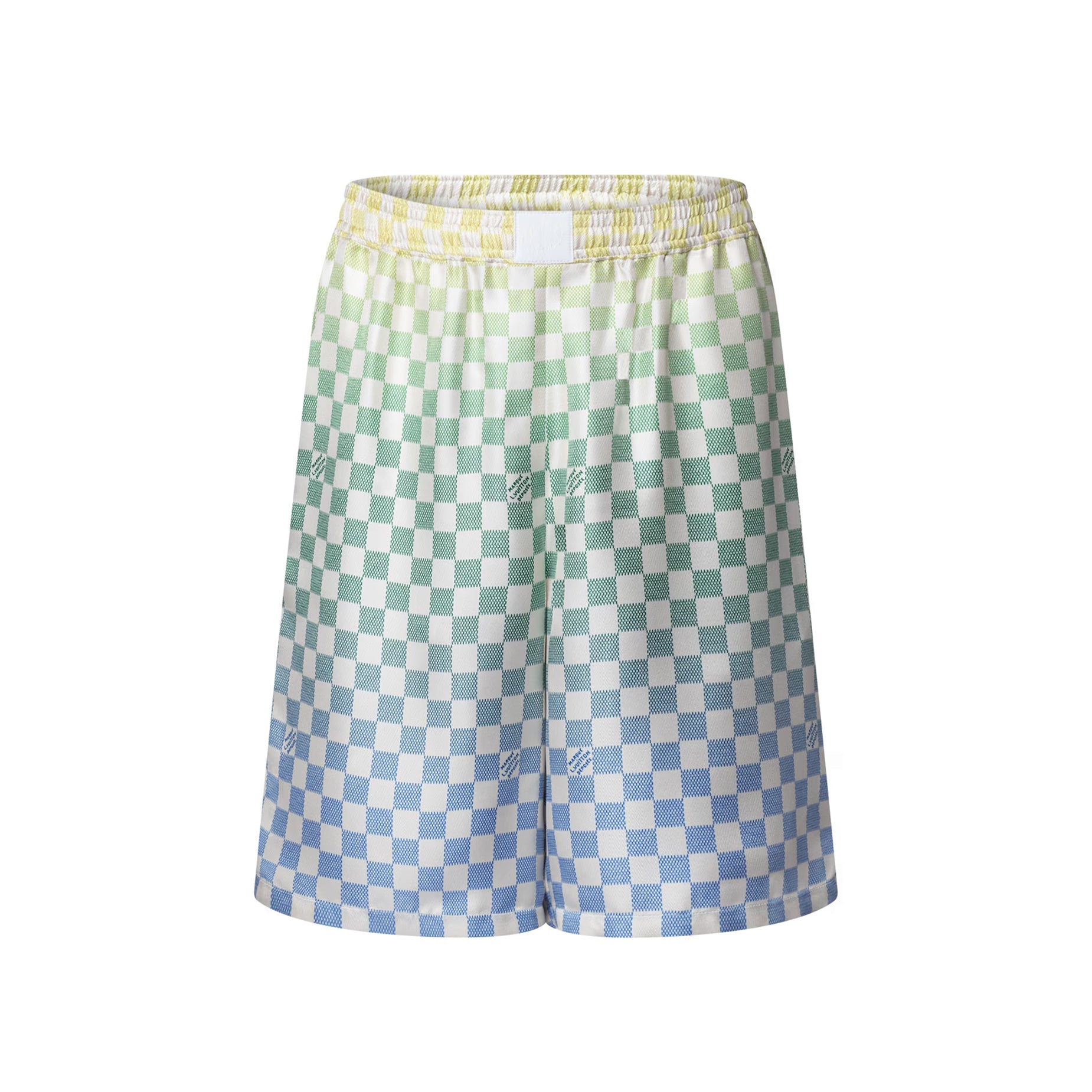 Louis Vuitton Men's Summer Colourful Letter Print Single Breasted Short Sleeve Shirt Casual Shorts Suit Set #76632