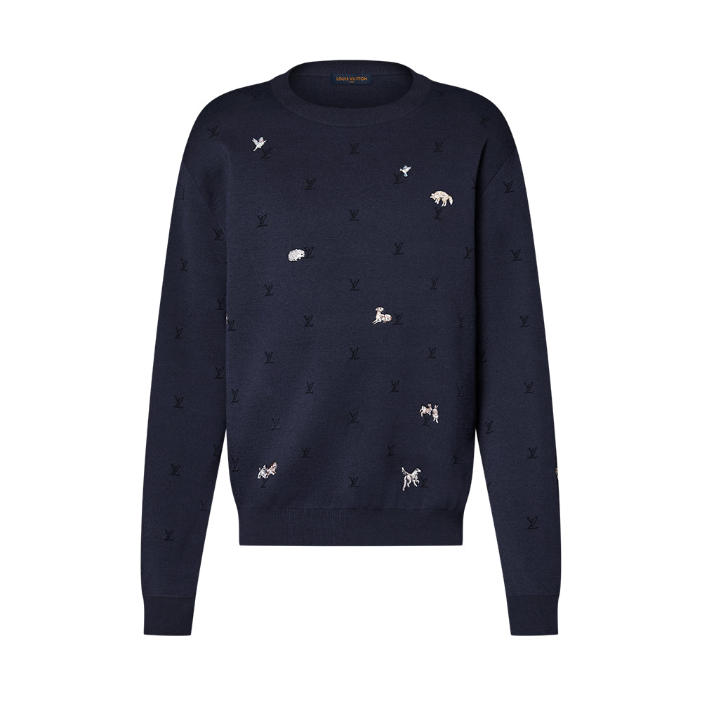 Louis Vuitton LV Blason Long-Sleeved Crewneck #335724