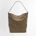 Lemaire Women's Canvas Adjustable Shoulder Strap Tote Bag Fashion Trend High Street Cowboy Splicing Large Capacity Handbag Shoulder Bag Ngvp #2432